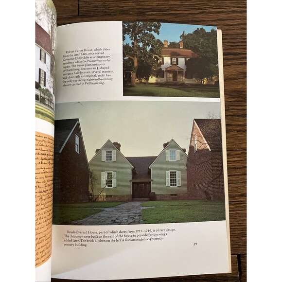 1971 Legacy From The Past Portfolio Of 88 Original Williamsburg Buildings SC - Picture 2 of 6